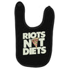 riots not diets Baby Bibs