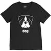 dog V-Neck Tee
