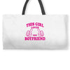 This Girl Loves her Boyfriend Weekender Totes