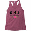 Bae Best Auntie Ever Friends Tv Show Parody Racerback Tank