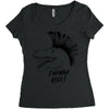 i wanna rock! Women's Triblend Scoop T-shirt