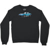 1965 corvette sting ray classic car, ideal birthday gift or pres Crewneck Sweatshirt