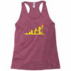 evolution lego basketball sports funny Racerback Tank
