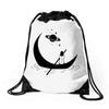 On The Moon Drawstring Bags