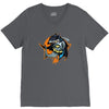 shark knight graphic V-Neck Tee