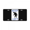 keep left shark License Plate