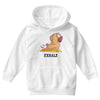 yoga pug exhale Youth Hoodie