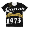 queens are born in 1973 All Over Women's T-shirt