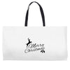 merry christmas flower Weekender Totes