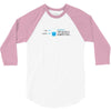 Technically, The Glass Is Always Full 3/4 Sleeve Shirt