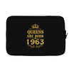 queens are born in 1963 Laptop sleeve