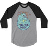 feel the music 3/4 Sleeve Shirt