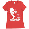 james gandolfini rip Ladies Fitted T-Shirt
