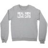 real men love cats Crewneck Sweatshirt