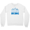 i'd rather be skiing Crewneck Sweatshirt
