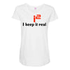 i2 keep it real Maternity Scoop Neck T-shirt