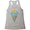 let the sea, set you free Racerback Tank