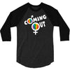 coming out 3/4 Sleeve Shirt