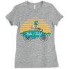 ride and surf Ladies Fitted T-Shirt