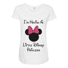 I'm Having a Little Disney Princess Maternity Scoop Neck T-shirt