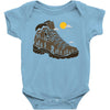 adventure boot Baby Onesie