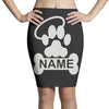 personalized paw halo Pencil Skirts