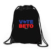 vote beto texas Drawstring Bags