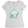 the adventure begins Women's Triblend Scoop T-shirt