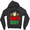 working on my santa body Zipper Hoodie