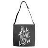 all time low graffiti Adjustable Strap Totes