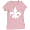 fleur de lis sticker vinyl Ladies Fitted T-Shirt