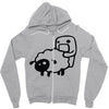 sheep shgger Zipper Hoodie
