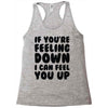 new rude birthday present Racerback Tank