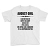 Super August Girl Youth Tee