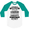 Super Cool Granddad Of A Freaking Awesome Granddaughter 3/4 Sleeve Shirt