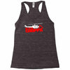 get to the choppa Racerback Tank