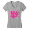 rock music r2 Women's V-Neck T-Shirt