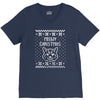 meowy christmas V-Neck Tee