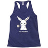 too early (black) Racerback Tank