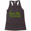 kiss me i'm irish Racerback Tank