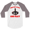 gaming hold and play 3/4 Sleeve Shirt
