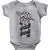 never stop fighting spirit Baby Onesie