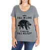 Why Fall In Love If You Can Fall Aslepp Ladies Curvy T-Shirt
