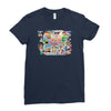 rude funny cotton dick of the world, ideal gift, birthday present Ladies Fitted T-Shirt