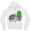 prickly love Zipper Hoodie
