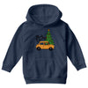 merry christmas car Youth Hoodie
