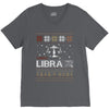santa libra christmas ugly t shirts V-Neck Tee