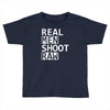 real men shoot raw funny photography Toddler T-shirt