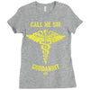 call me sir Ladies Fitted T-Shirt