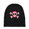 fummy pink skull long sleeve Baby Beanies